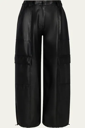 Simkhai Luxe Vegan Leather Cargo Pants