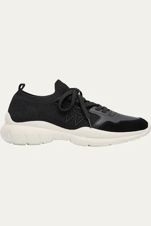 Stuart Weitzman 5050 Stretch Knit Chunky Runner Sneakers