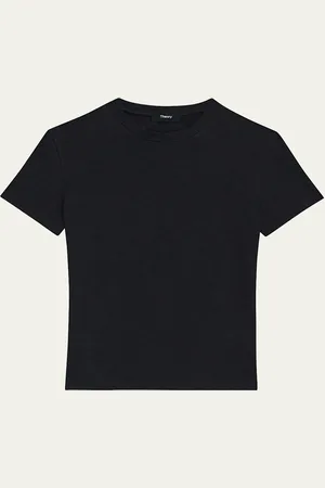 THEORY Tiny Tee 2 Nebulous Organic Cotton Top