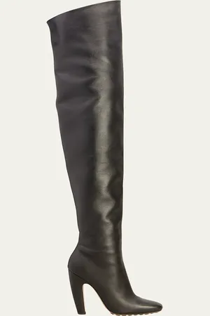 Bottega Veneta Veneta Calfskin Over-The-Knee Boots