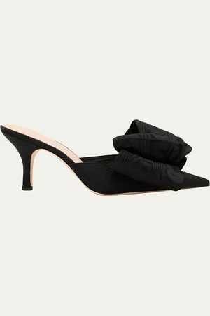 Loeffler Randall Margot Moiré Bow Mule Pumps