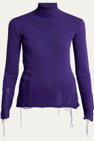 Maison Margiela Distressed Turtleneck Pullover