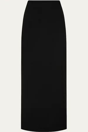 MATTEAU Crepe Column Midi Skirt