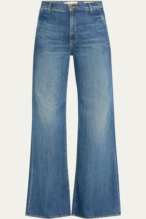 NILI LOTAN Anna Faded Straight-Leg Jeans