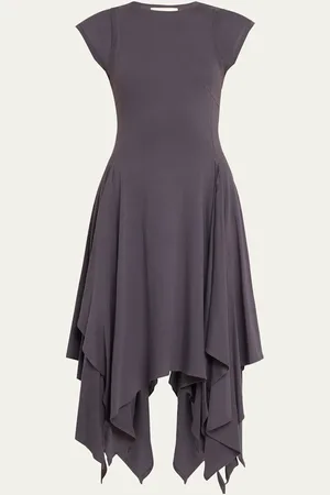 Jane Wade Poplin Handkerchief Midi Dress