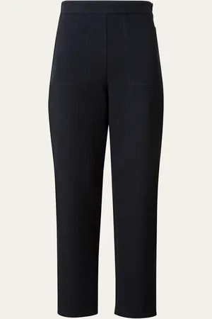 AKRIS Flynn Straight-Leg Cotton Pants