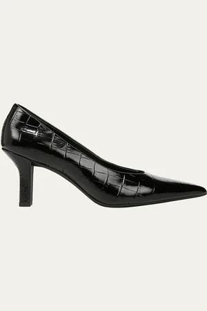 Vince Diane Croco-Embossed Pumps