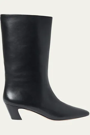 Loeffler Randall Cleo Leather Mid Boots