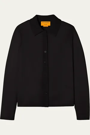 Guest In Residence Elle Cashmere Button-Front Shirt