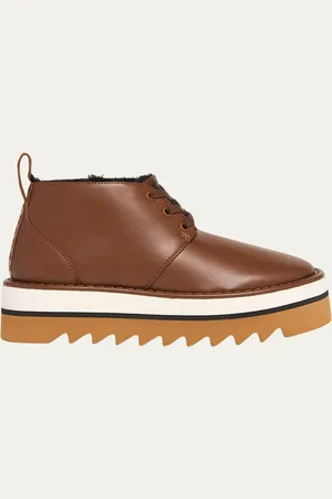 Stella McCartney Sneakelyse Vegan Lace-Up Platform Booties