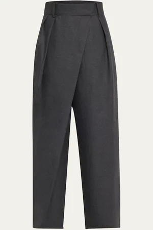 Loewe Wool-Blend Wrap Trousers