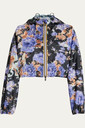 ULLA JOHNSON X K-Way Cropeley Cropped Wind-Resistant Jacket