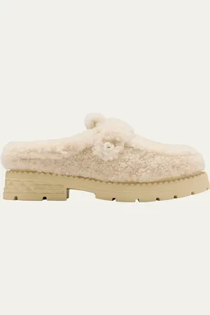 Jimmy Choo Shea Shearling Loafer Mules