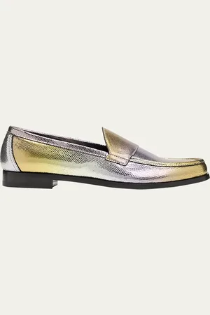 Pierre Hardy Hardy Colorblock Leather Loafers