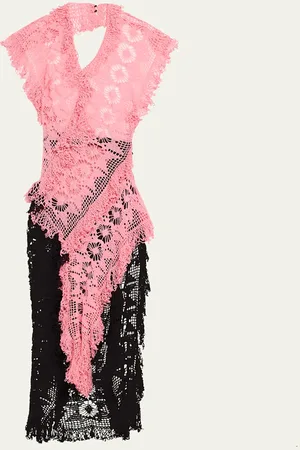 Diotima Drift Crochet Backless Maxi Dress