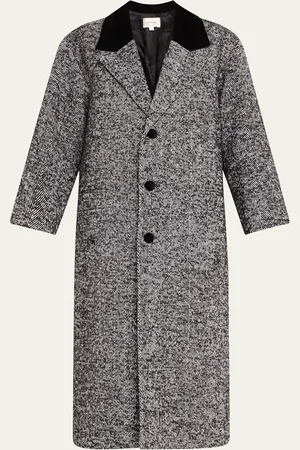 Frame Long Herringbone Coat