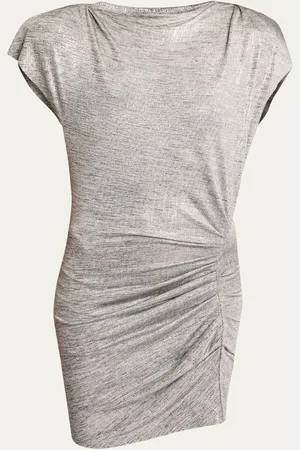 Marant Etoile Nadilia Metallic Mini Dress