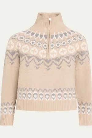 Simkhai Eliah Half-Zip Wool-Cashmere Pullover