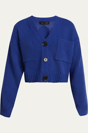 Proenza Schouler Sofia V-Neck Eco Cashmere Cardigan