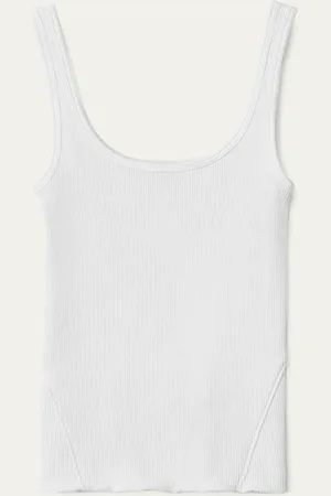 RAG&BONE The Essential Rib Scoop-Neck Tank