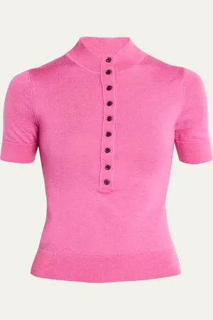Derek Lam Violette Mock-Neck Cashmere Sweater