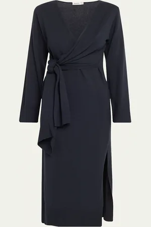 Simkhai Skyla Cashmere-Blend Wrap Dress