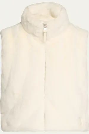 Mackage Ginny Brushed Faux Fur Quilted Vest