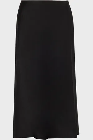 Kobi Halperin Sachi Straight Satin Back Crepe Maxi Skirt