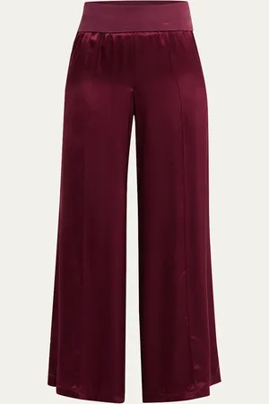 ATM Anthony Thomas Melillo Silk Charmeuse Palazzo Pants