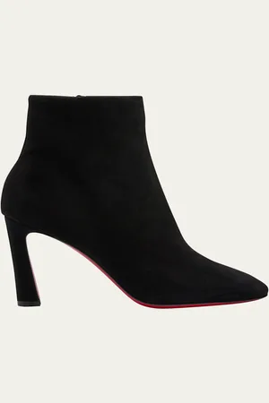 Christian Louboutin So Eleonor Leather Red Sole Booties