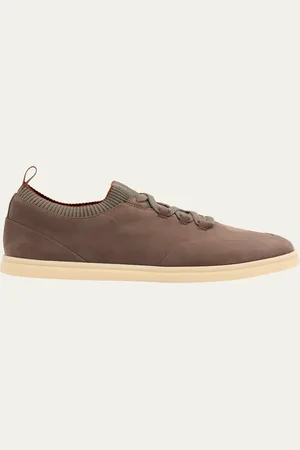 Loro Piana Soho Walk Nubuk Sneakers
