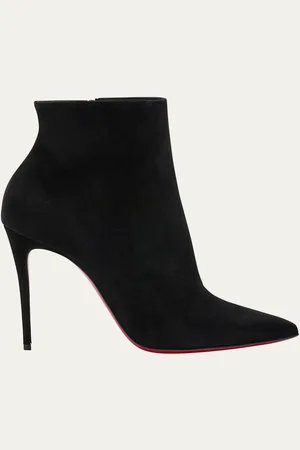 Christian Louboutin So Kate Suede Red Sole Booties