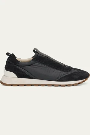 Brunello Cucinelli Monili Laceless Trainer Sneakers