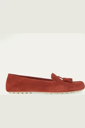 Loro Piana Suede Tassel Moccasin Loafers
