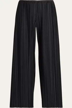 The Row Gala Pleated Wide Leg Wool Pants