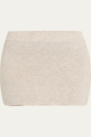 AEXAE Cashmere Mini Skirt