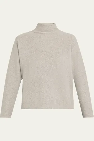 Vince Boxy Cashmere Turtleneck Sweater