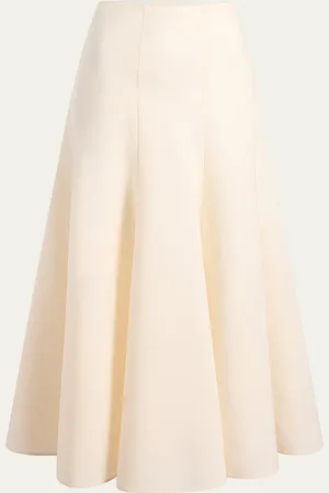Khaite Lenno Paneled Midi Trumpet Skirt