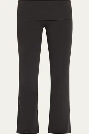 SKIMS Cotton Jersey Foldover Flare-Leg Pants