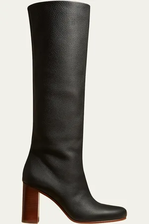 Khaite Willow Leather Knee Boots