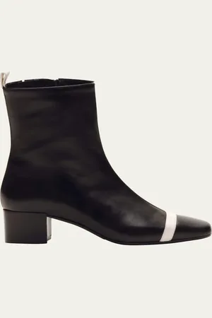 Carel Audrey Bicolor Leather Ankle Booties