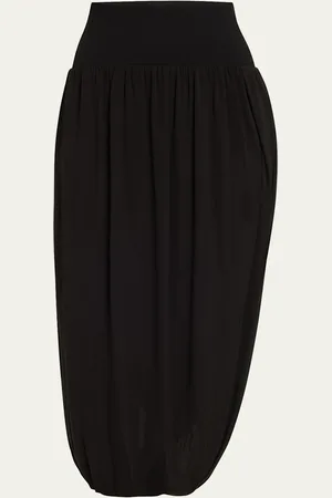 Simkhai Jordiana Draped Midi Skirt
