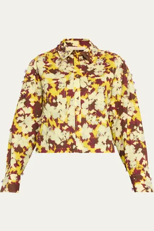ULLA JOHNSON Aria Embellished Blouse