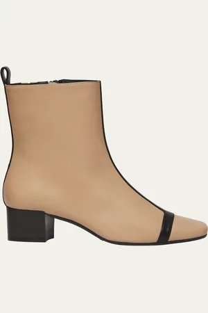 Carel Audrey Bicolor Leather Ankle Booties