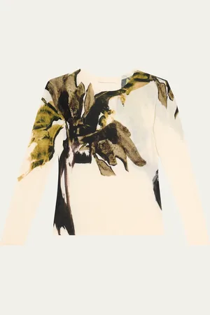 Jason Wu Brushstroke Merino Wool Sweater