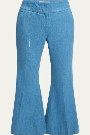 GABRIELA HEARST Marsh Denim Flared Pants