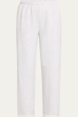SKIMS Cotton Fleece Classic Straight-Leg Pants