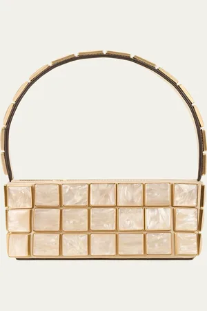 Cult Gaia Romy Geometric Acrylic Shoulder Bag
