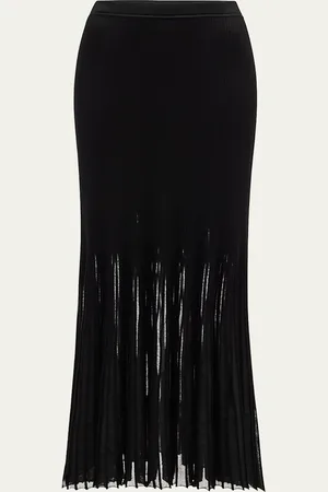 ULLA JOHNSON Vera Pleated Maxi Skirt