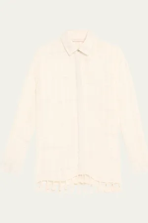 Ramy Brook Roman Tassel-Trim Tunic